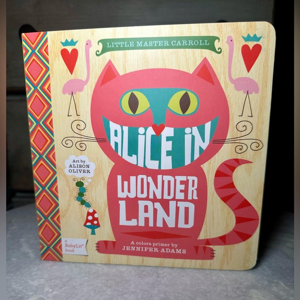 NWOT Baby Lit Alice In Wonderlands Baby Primer Book